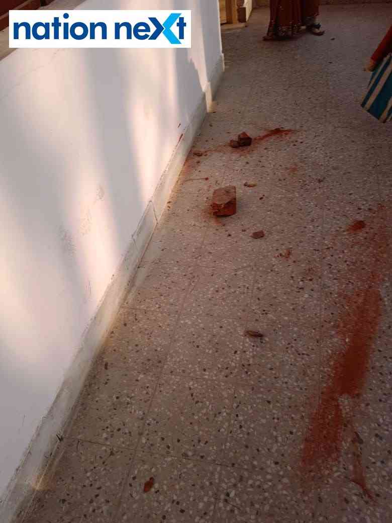 Images of vandalised property at Bishop Cotton School in Nagpur